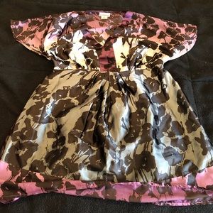 Maternity silk shirt